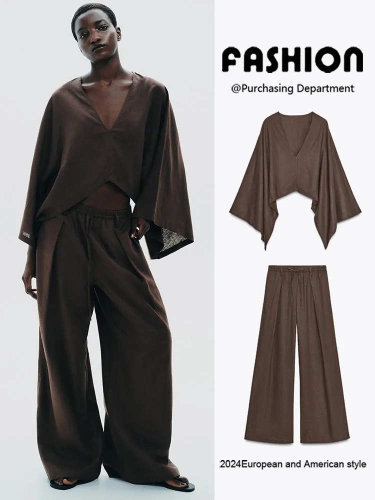 

Women's Loose Outerwear Casual Long Pants Autumn New Arrival Comfortable Faionable Ethnic Sle Stage Clothing