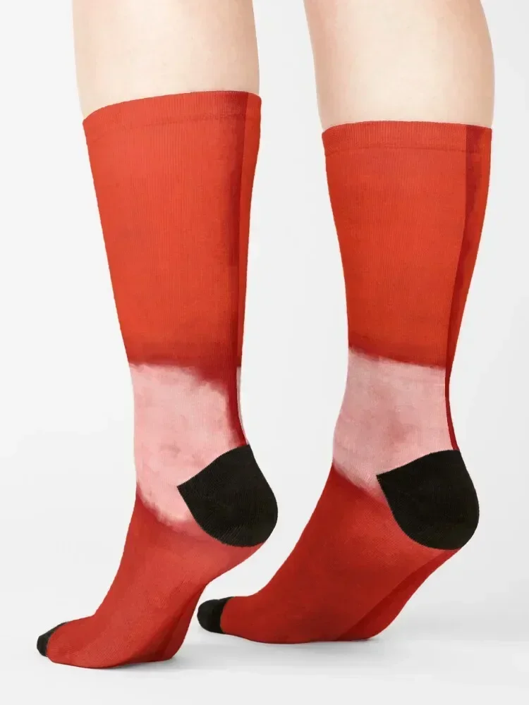 Ispirato a Rothko # 14 Calzini Lotti regalo anime Calzini da uomo da donna