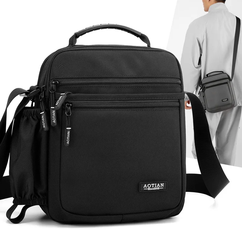 

New High Quality Oxford Men's Shoulder Bag Boys Crossbody Bag Man Messenger Bag Waterproof Male Handbags bolsas