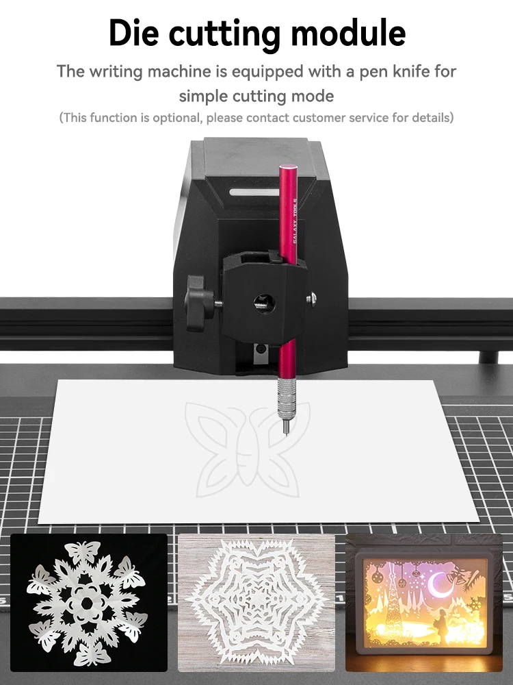 Imagem -02 - Máquina de Gravação Robô Cnclaser Desenho de Caneta Escrita Letras Plotter Brinquedo Faça Você Mesmo Cortador