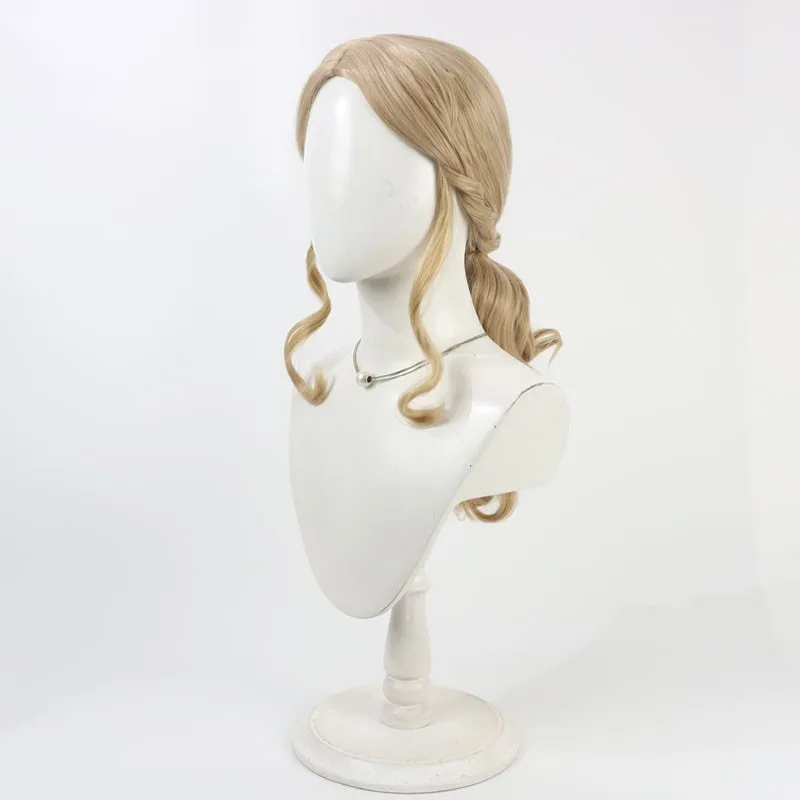 Peruka Cosplay Mignon Tokyo land Rogaston Brązowa Imitacja Skóry Głowy Kręcone Włosy Halloween