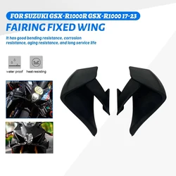 For SUZUKI GSX-R1000 GSX-R1000R 2017-2023 Motorcycle Rear Wing parts Aerodynamic Fixed Winglet Fairing GSXR1000 Cowl Fixed Wing