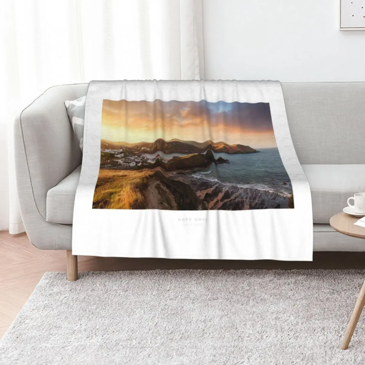 Hope Cove Throw Blanket Luxury Designer Blankets For Baby Weighted Heavy Cute Hair Blankets
