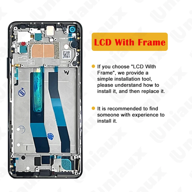 LCD Display Touch Screen Digitizer Assembly, Original AMOLED for Xiaomi Mi 11 Lite 5G, 6.55\