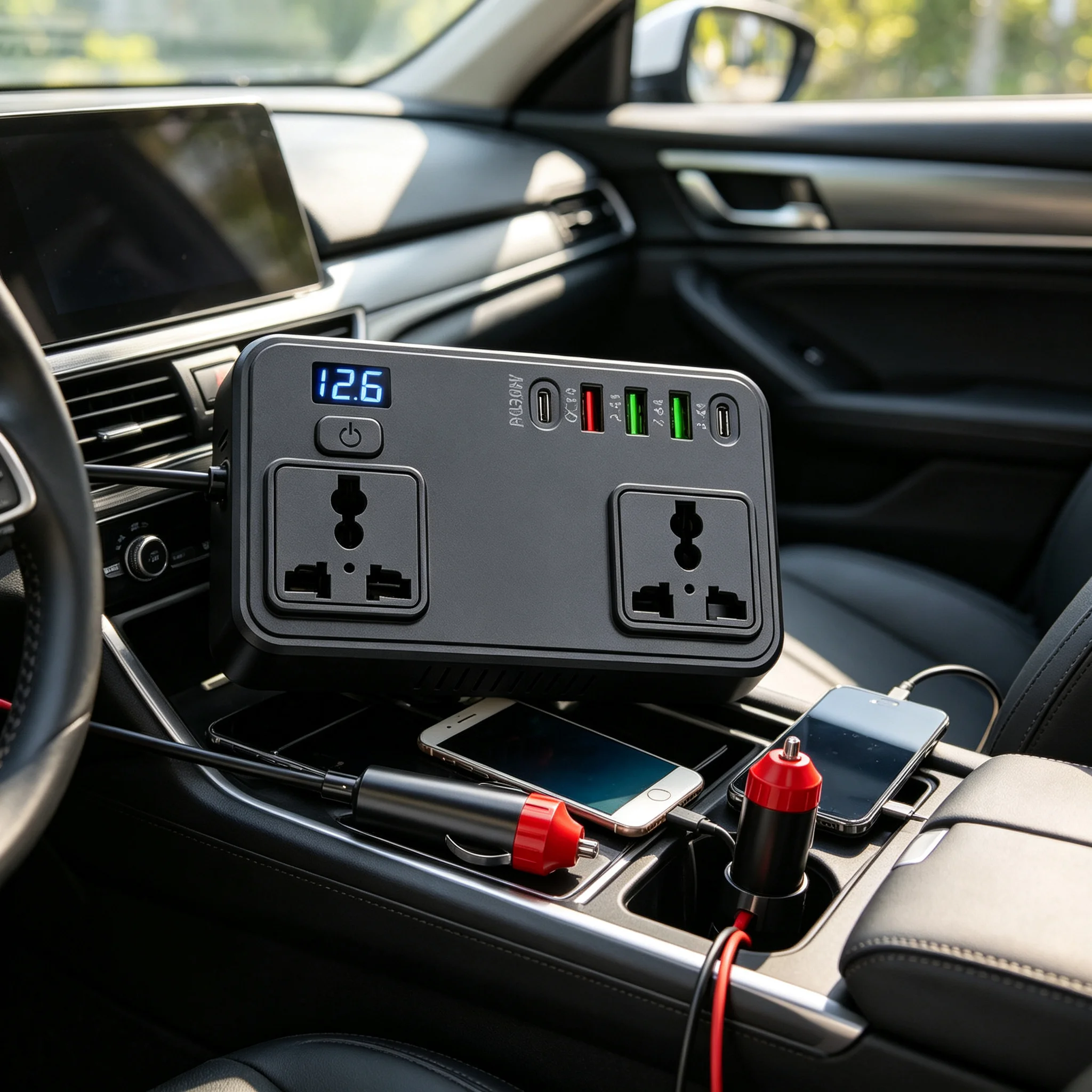 300W Car Power Inverter (Peak) - огляд і ціна Outdoor Power Outlet Extension