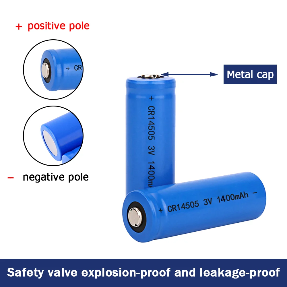 Victpower CR14505 Lithium-Manganese Battery Disposable Lithium-Manganese Battery 3V Instrument Security equipment Battery.
