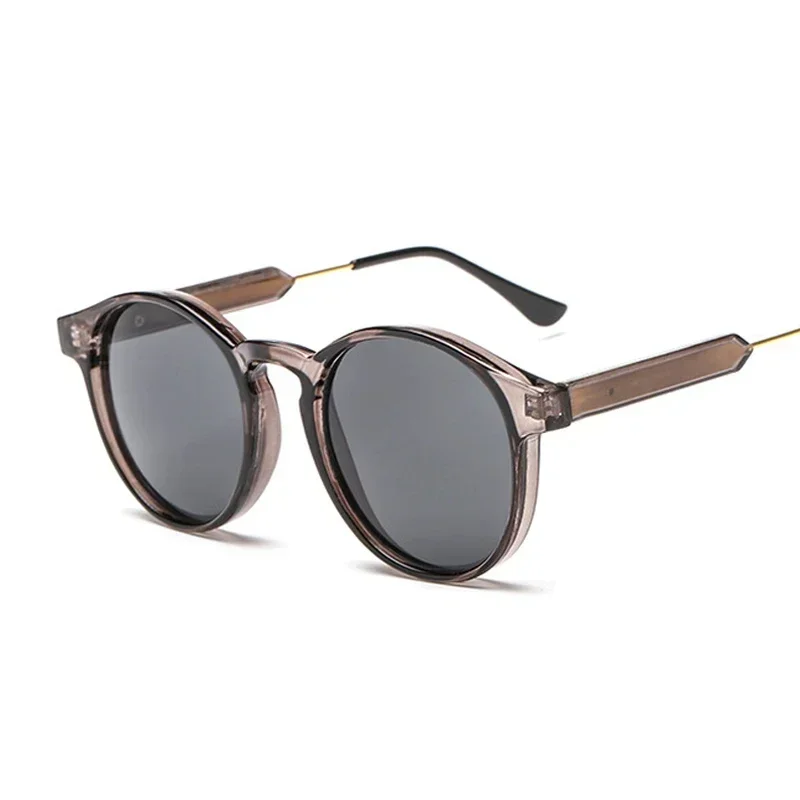 

Retro Round Sunglasses Women Men Brand Designer Vintage Sun Glasses Female Male Mirror Punk Outdoor Shades Oculos De Sol