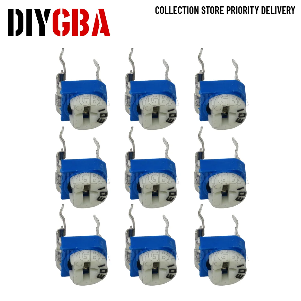 20pcs RM065 RM-065 Series 100 200 500 1K 2K 5K 10K 20K 50K 100K 200K 500K 1M Ohm Trimpot Trimmer Potentiometer Variable Resistor