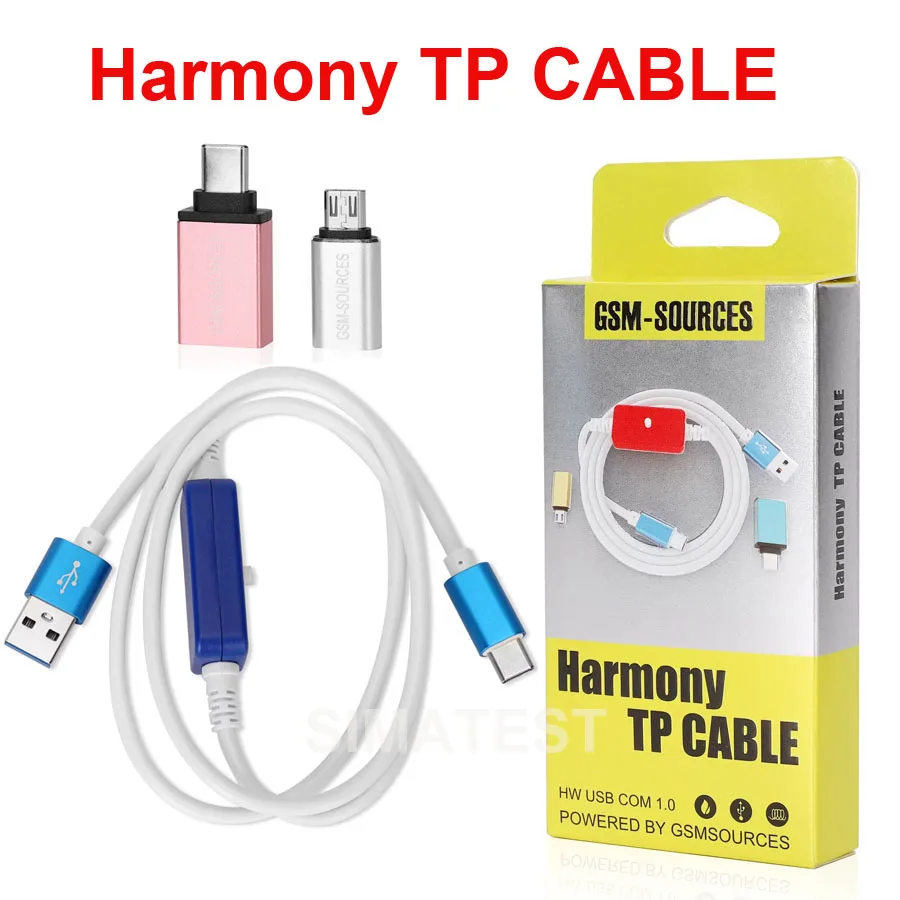 Harmony TP Cable / Harmony Test Point cables + HW USB COM 1.0 Adapter for Mobile phone repair cable