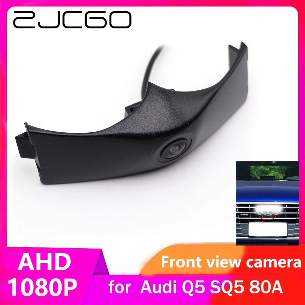 

ZJCGO AHD CVBS 1080P 170° Car LOGO Parking Front View Camera for Audi Q5 SQ5 80A 2018 2019 2020