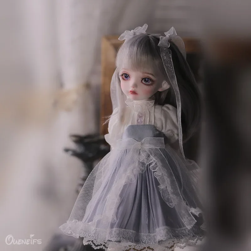 New Fullset Jin 1/6 Girl BJD Dolls Mumu Body 30cm Toy Pure Handicraft Spring Purple Color Gift Ball Jointed Doll