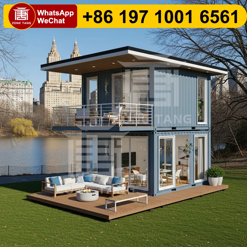 

Factory Prefabrication Best Houses Compact Luxury Container Homes Temporary Housing Eco-Friendly Flat Pack House Readymade Homes