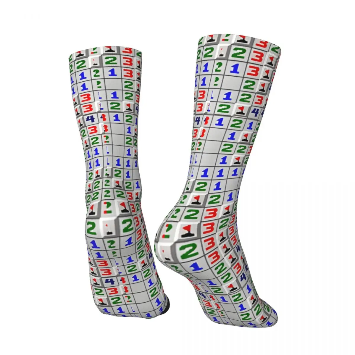 Hip Hop Vintage Microsoft Minesweeper Crazy Men's compression Socks Unisex Cult Of The Lamb Game Harajuku Seamless Crew Sock