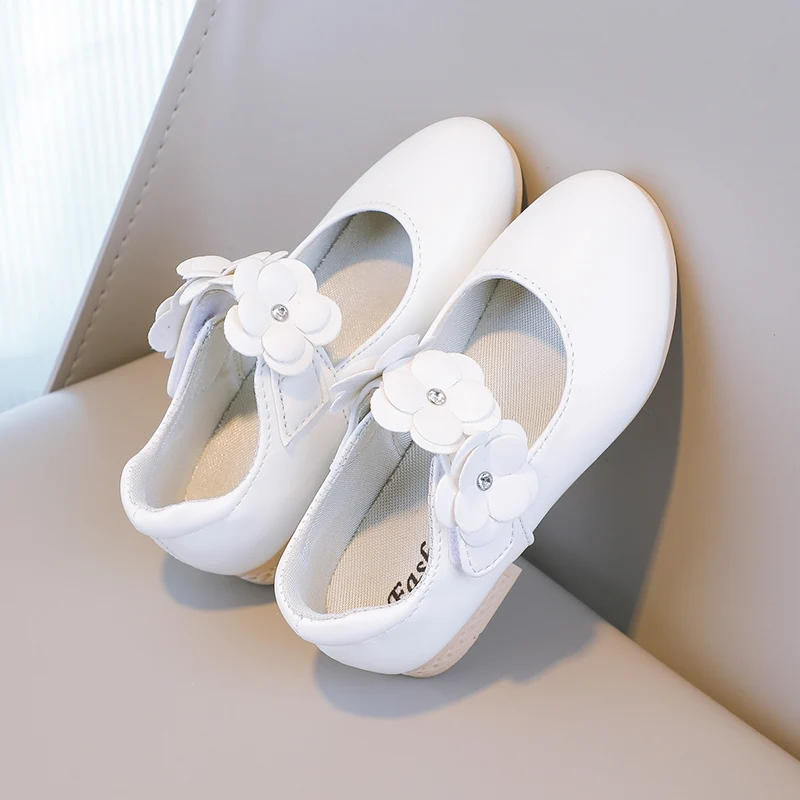 Herbst Mädchen Mary Jane Applikationen niedrigen Absatz schöne Kinder Prinzessin Schuh drei Farben spitzen Zehen atmungsaktiven Kinder Schuh 26-36 – Detail 17