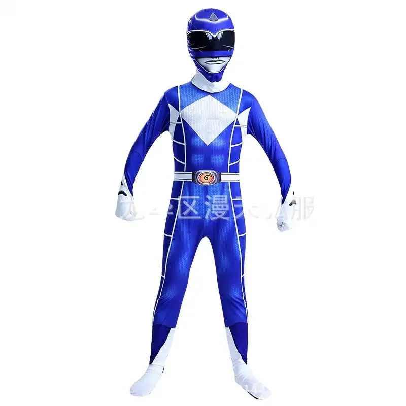 armor warrior Kids Power Samurai Sentai Shinkenger Rangers Costume Superhero Cosplay Halloween Cosplay Zentai Suit Jumpsuit