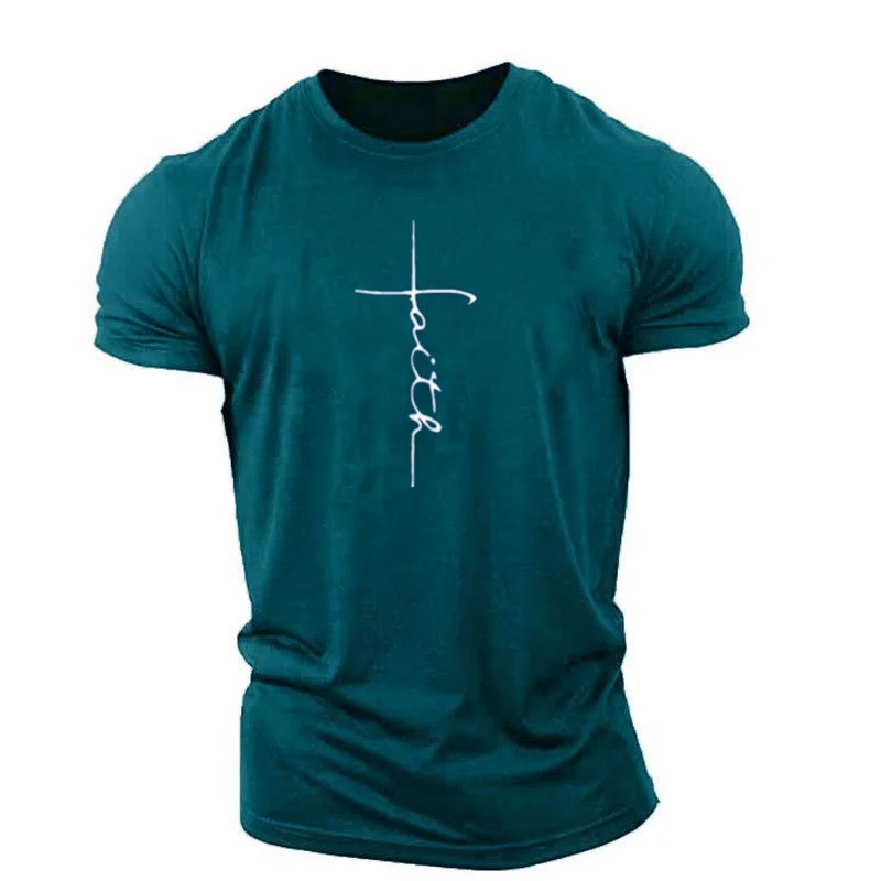 Men\'s Sports Letter T-Shirts Short Sleeve Summer Gym Fitness Black T Shirt Workout Sporty O-Neck Casual Tops Tee Plus Size 6XL