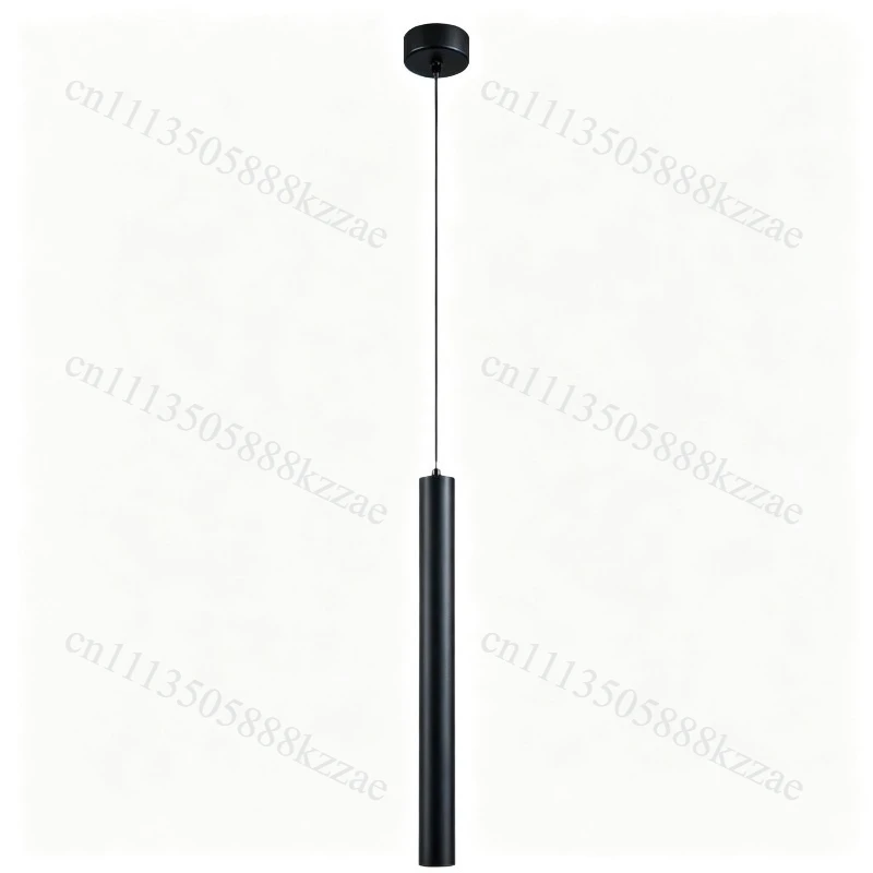 Modern Adjustable Cord Pendant Spot Light, Cylinder LED Downlight for Bar Kitchen Island Bedside