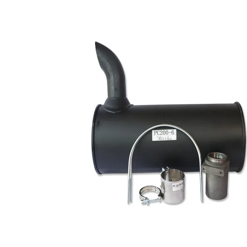 For KOMATSU PC 200 220 240-6-7 Muffler Exhaust Pipe Connection Elbow Clip high quality excavator accessories