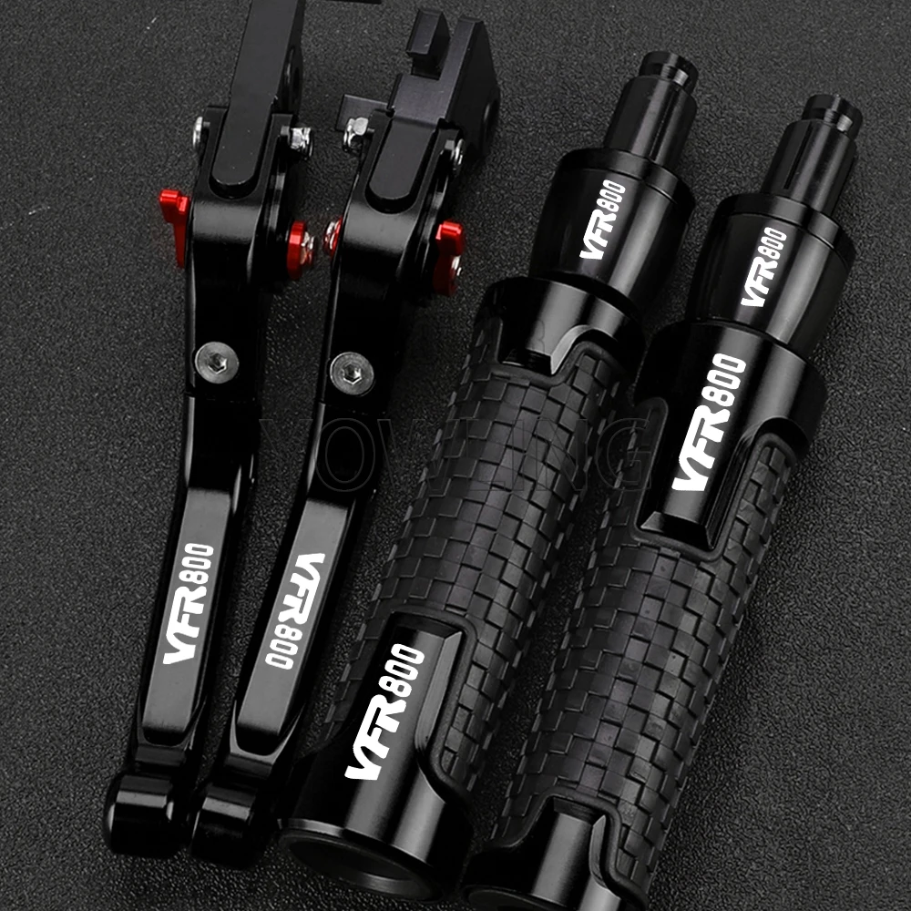 Para honda vfr800 fiwi vfr 800 1998 2001 2000 1999 alavanca de freio embreagem guiador alça apertos mão final acessórios da motocicleta