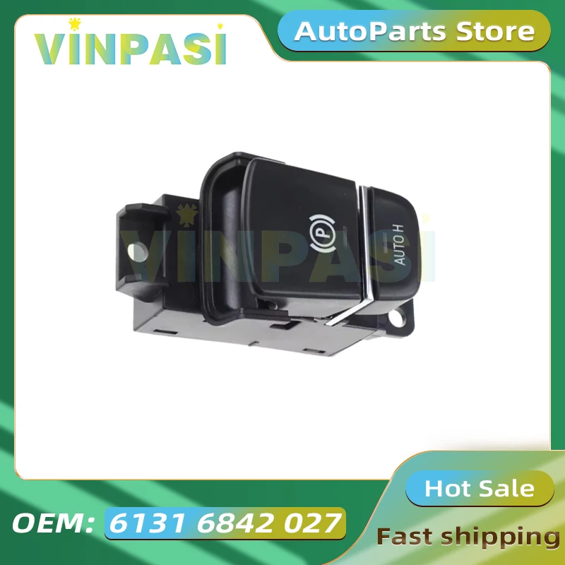 

Электрический переключатель ручного тормоза, кнопка стояночного тормоза, подходит для BMW 5, 6 серии G30 F90, переключатель управления парковкой ручного тормоза 61316842027