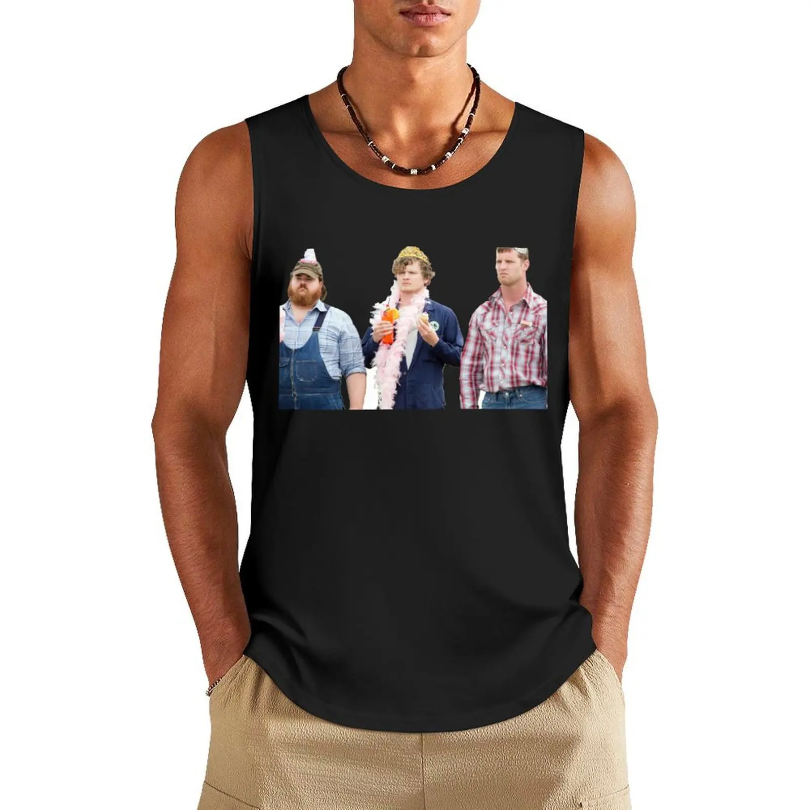 Super Soft birthday boys Tank Top gym t-shirts man gym t-shirts