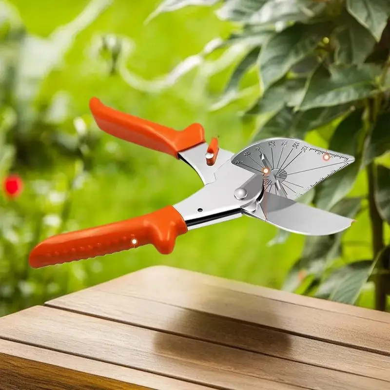 45-135 ° ميتري القاطع اليد القص متعددة الوظائف زاوية القص ميتري مقص انحياز سلك قاطع القناة بولي كلوريد الفينيل/PE/البلاستيك/الأنابيب خرطوم مقص #2