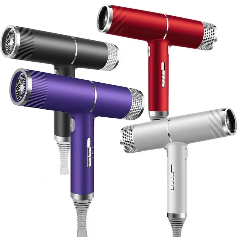 

High-speed negative ion hair dryer with diffuser, portable electric hair salon, cold and hot air blowing comb hair salon tool