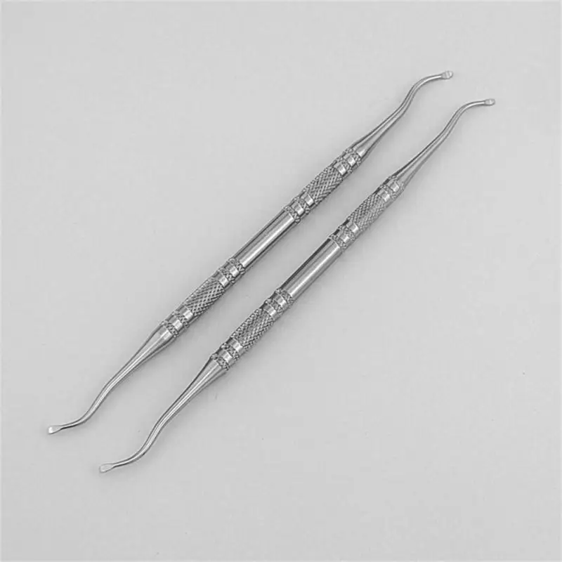 Double Ended Ingrown Toe Correction Files Stainless Steel Toe Nail Care Manicure Pedicure Toenails Clean Foot Tools