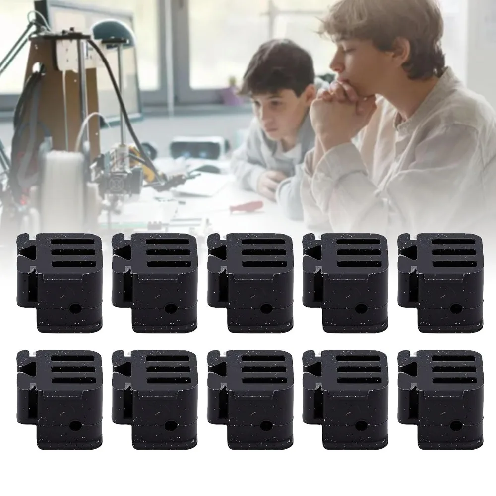 10PCS Silicone Material Silicone Nozzle Brush Mounted Design Extruded Cleaning Nozzle Cleaner Brush Hotbed Compatible