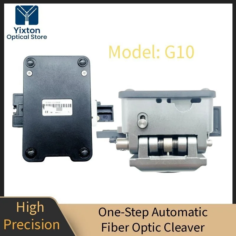 Cleaver G10 High Precision Press-Type One-Step 0.5º Fiber Optic Cutter Fiber Optic Pigtail Clip Drop Cable Three-in-One Fixture