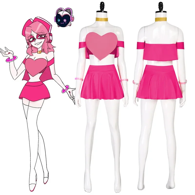 Anime Miss Heed Cosplay Miss Heed Costume imposta vestiti anime di Halloween # 1 # W