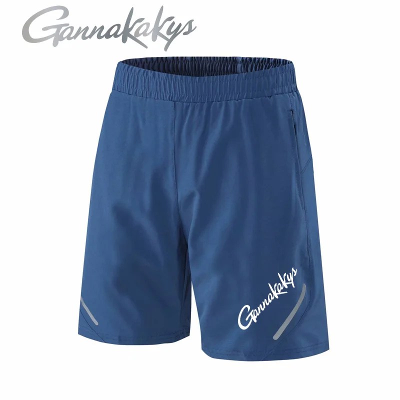 

2024 Summer Men's Fishing Shorts Hiking Training Sports Elastic Shorts Fitness Breathable Running Travel Shorts