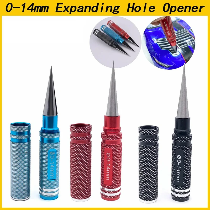 DIY Manual Hole Puncher, Manual Drilling 0-14mm Car Shell Hole Puncher, Woodworking Toy Hole Puncher, Model Making Hole Puncher