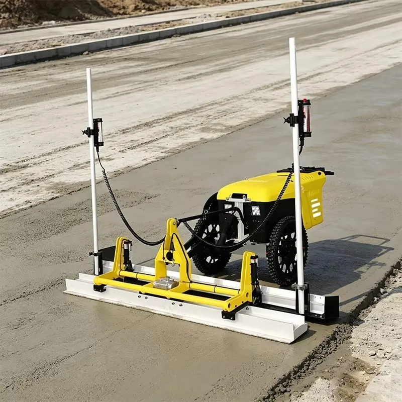High Precision Electric Concrete Laser Screed Stable Self-Propelled Leveling Equipment For Industrial Flooring Construction Site