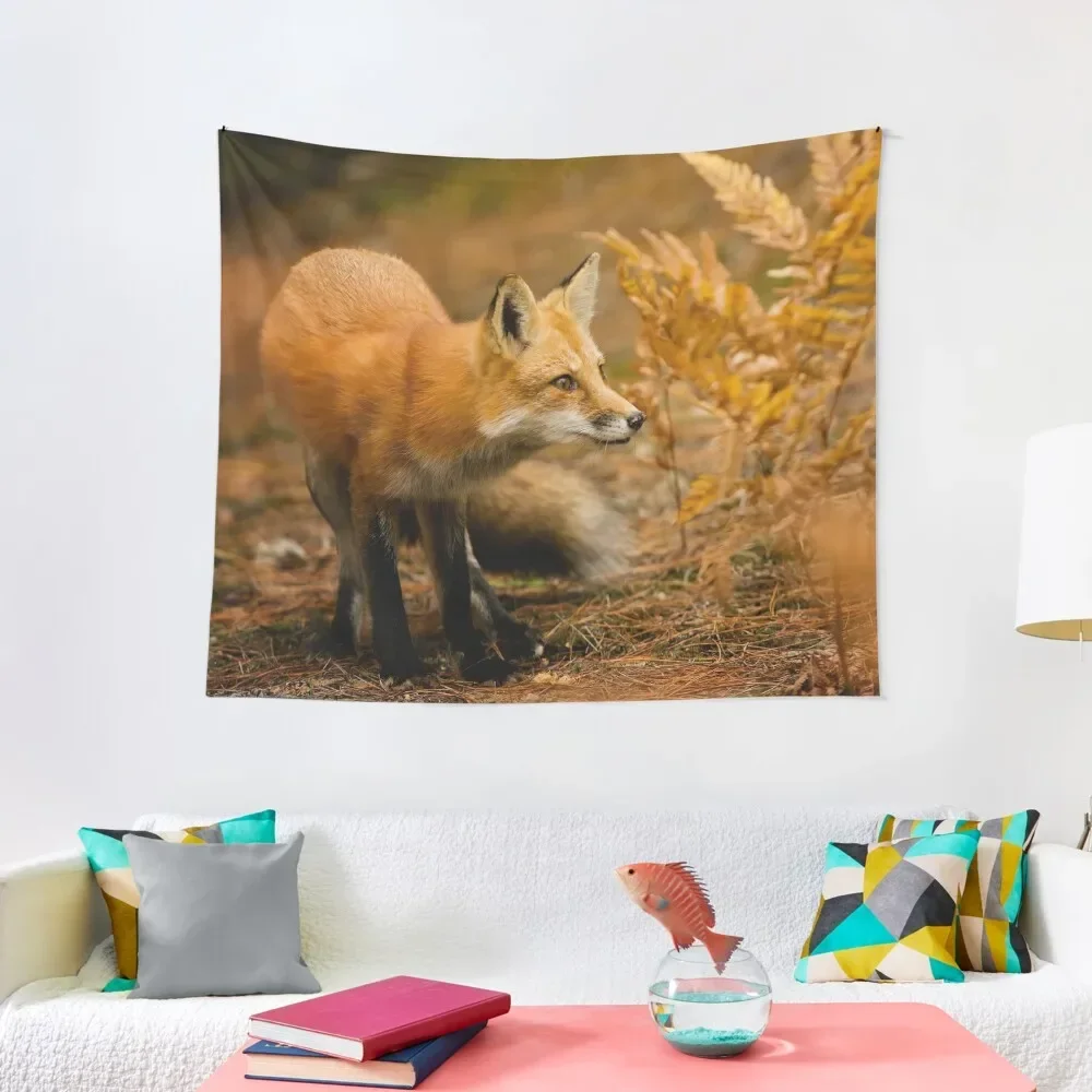 

Red Fox Tapestry Aesthetic Room Decoration Wall Carpet Wall Hangings Decoration Tapestry