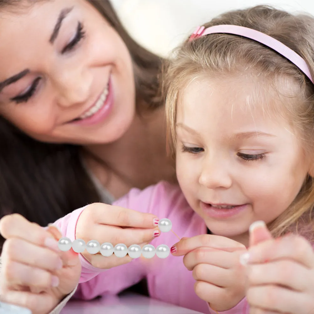 Kids Pearl Digging Kit DIY Shell Bracelet Making Set Educational Stem Activity for Children Fine Motor Skills Social Play
