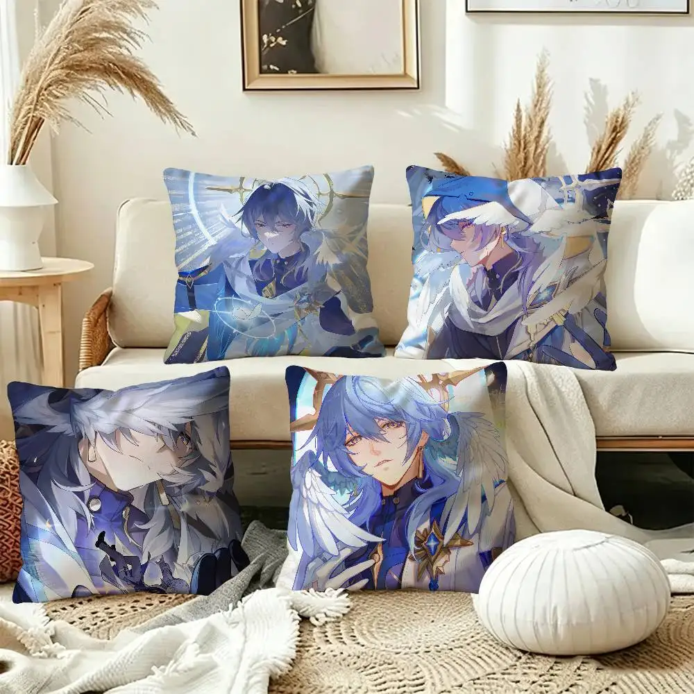 Game Honkai Star Rail Sunday pillow cover sofa cushion cover home room decoration children gift