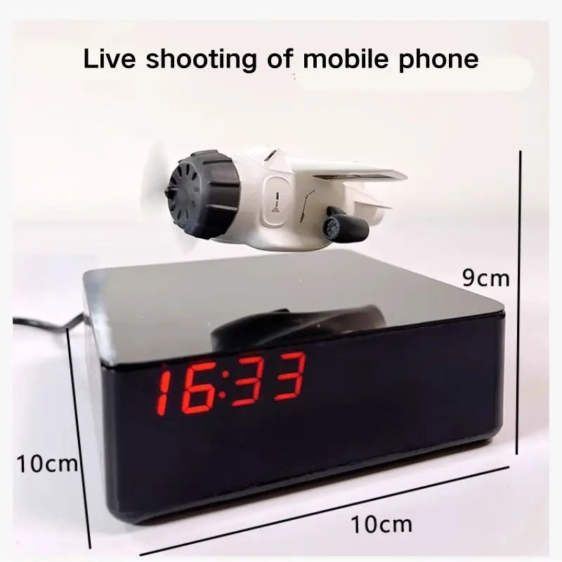 ساعة عصرية لطيفة على شكل طائرة صغيرة مغناطيسية لتزيين العائلة والأصدقاء والأطفال هدايا عيد ميلاد إبداعية