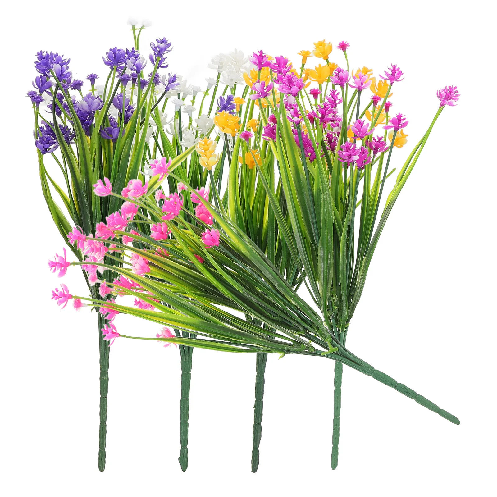 

5Pcs Fake Small Flower Bouquets Artificial Flowers Lifelike Faux Flower Picks for Home Decoration Wedding Event Centerpiece