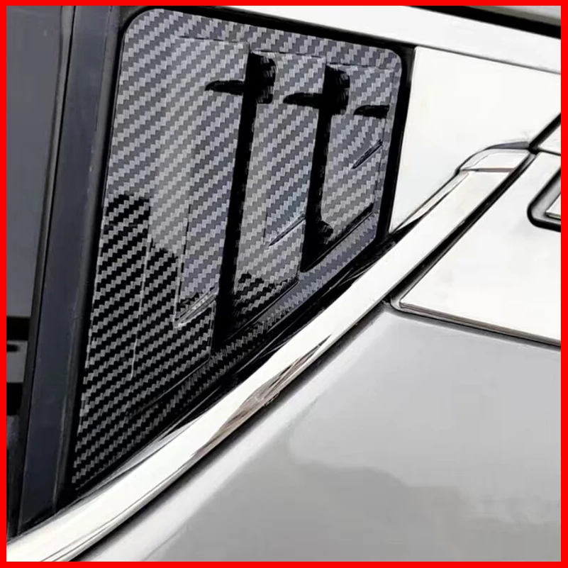 

For Toyota CH-R CHR 2016 2017 2018 Rear Window Blind shades Louver Frame Sill Molding Cover Sticker Trim Car-Styling Accessories