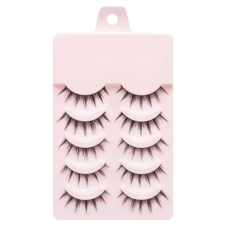Ensemble de faux cils, Extension de cils simples et moelleux, finition moelleuse, douce et naturelle