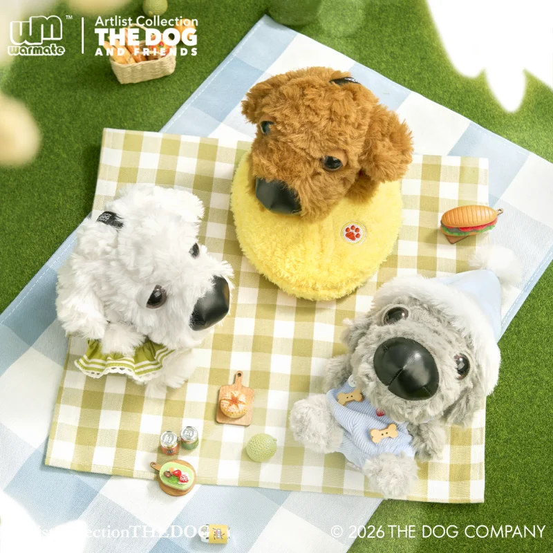 Original Thedog Big Headed Dog Doggy Ootd Serie Plüsch-Anhänger Blindbox Niedliches Trendiges Spielzeug Plüschpuppe Mystery Box Geschenk