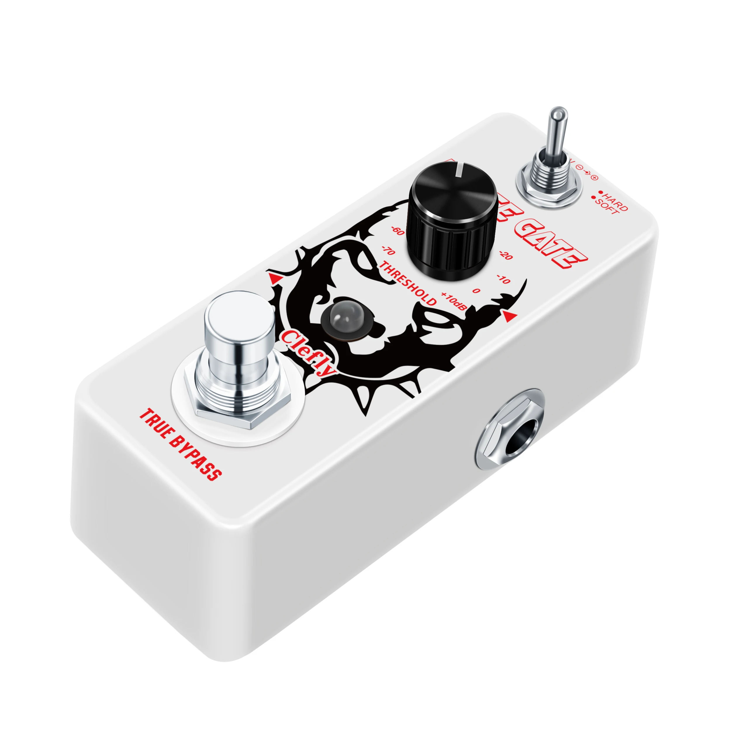 Clefly-LEF-319 Pedal de puerta de ruido efectos de guitarra matamoscas gran supresor de interpretación para guitarra eléctrica Rowin