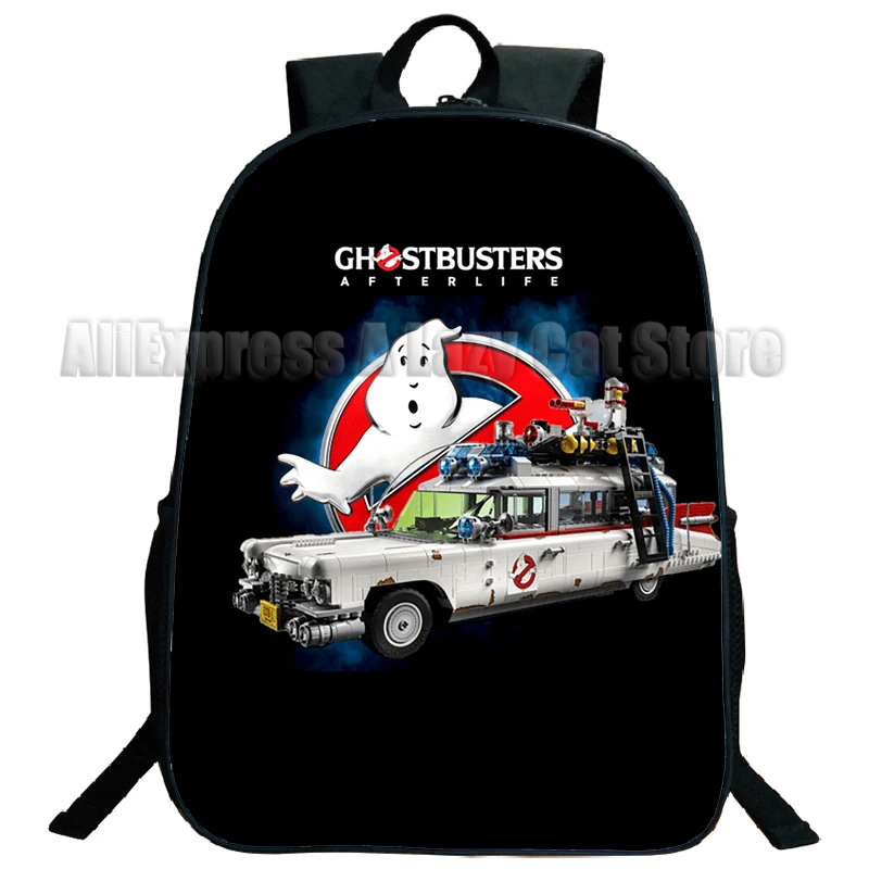 Ghostbusters Afterlife Backpack Primary and Middle School Students Schoolbag Boys Girls Anime Cartoon School Bag Zipper Mochila