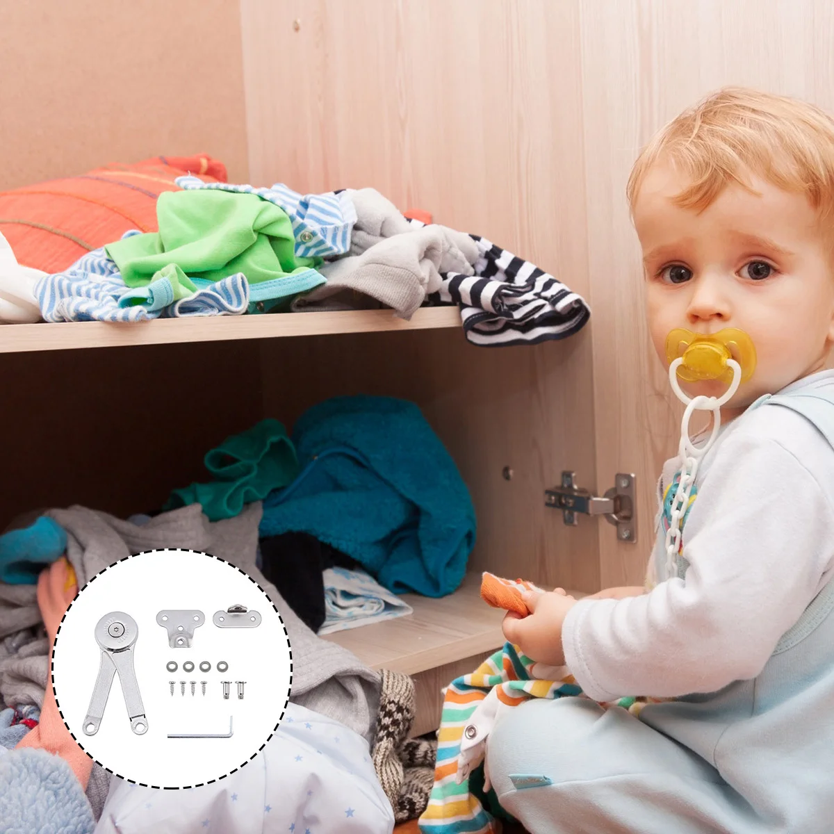 

2pcs Support Hinge For Cabinet Folding Lid Stay Buffer Damper Soft Close Rotatable Left Right Gas Spring Lift Up Hinge