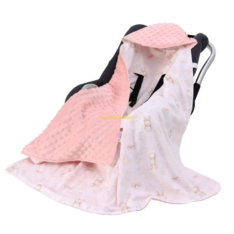 WXTD Cartoon Print Baby Wrap Blanket Royproof Croofed Small Acil