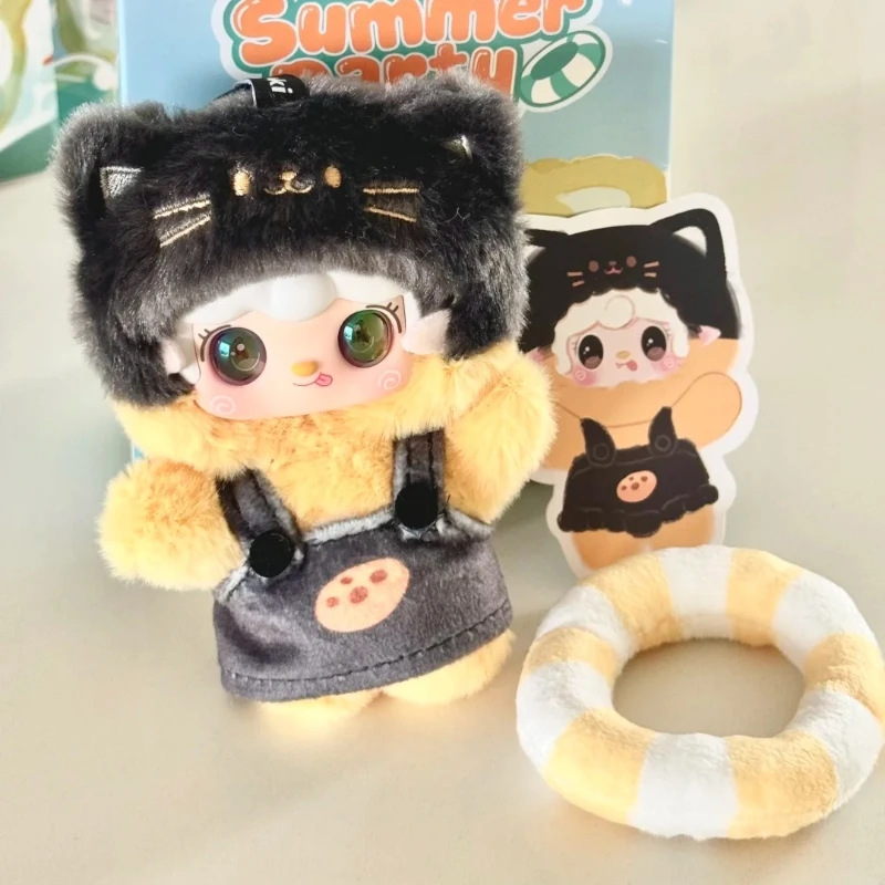 

Натуральная серия Yooki Kitten, летняя вечеринка, виниловая слепая коробка, кукла, милая фигурка, игрушечное покрытие, кавайный кулон, сюрприз, загадочный подарок