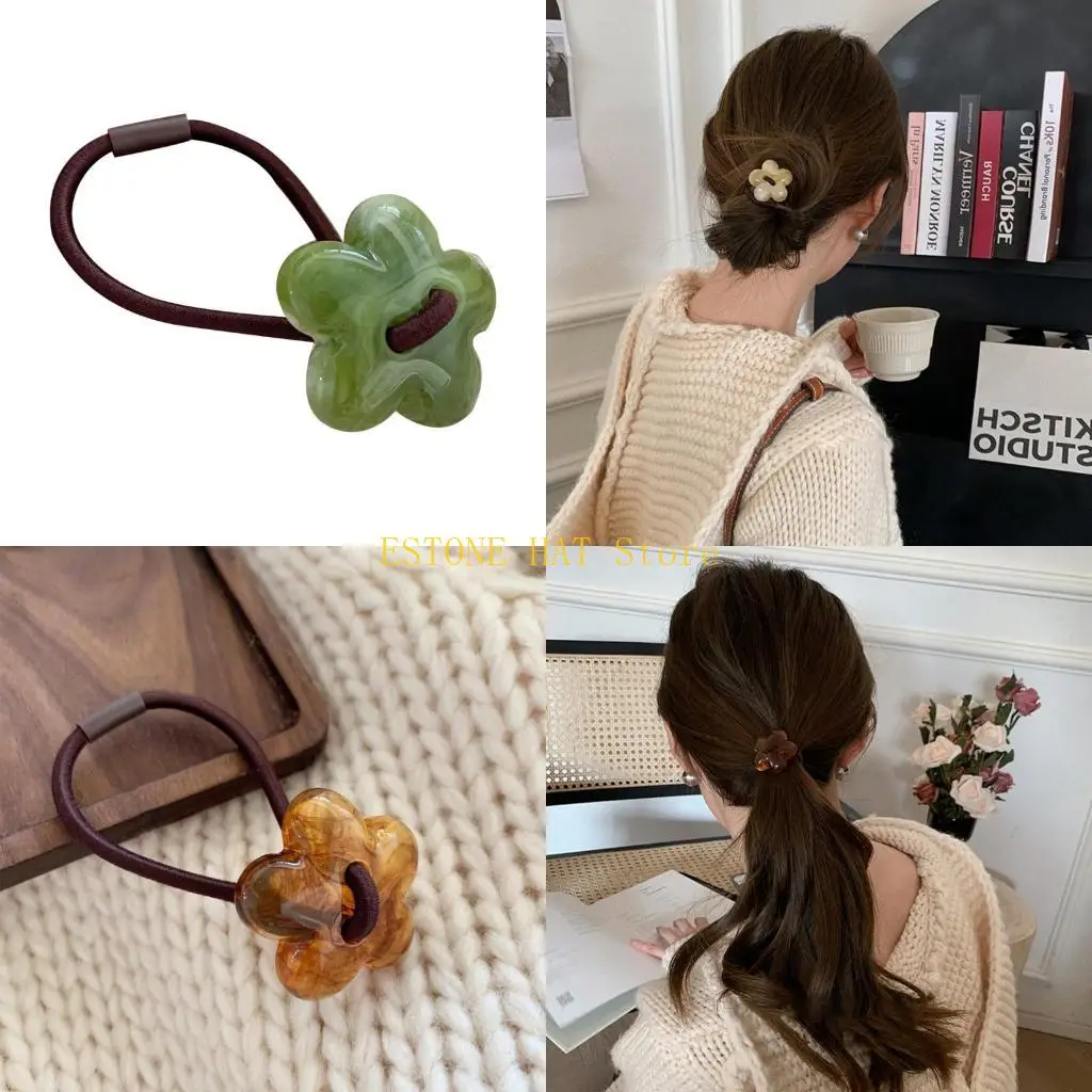 

49MF 2 "Цветочные волосы связываются с высокими упругими волосами для детей -малышей для девочек -подростков