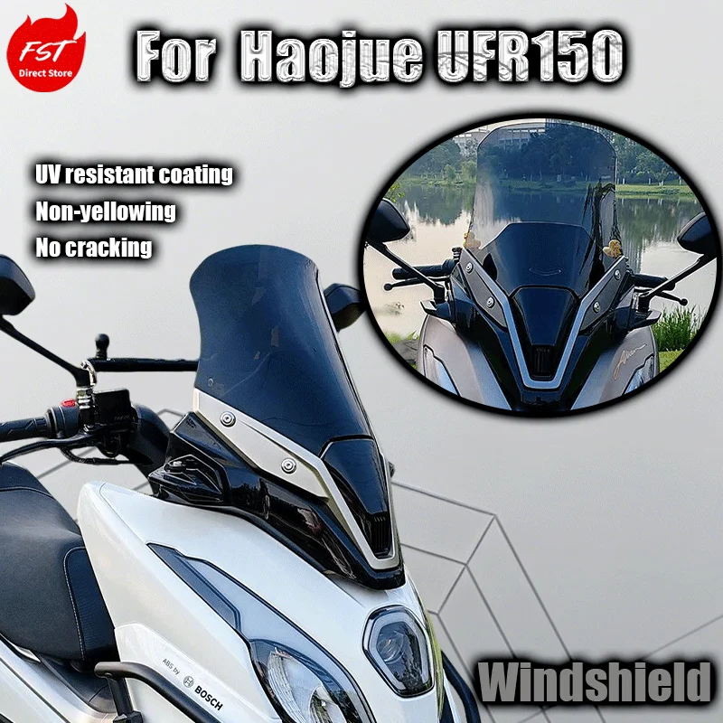 

For Upgrade and modification of the windshield for Haojue UFR150 motorcycle