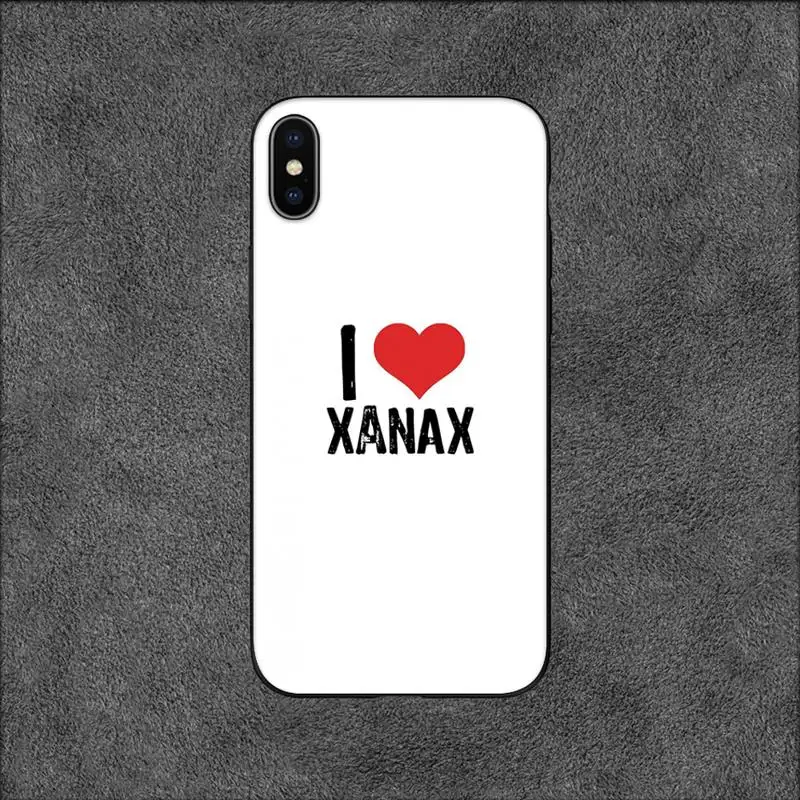 Alprazolam Xanax Phone Case For iPhone 11 12 Mini 13 14 Pro XS Max X 8 7 6s Plus SE XR Shell